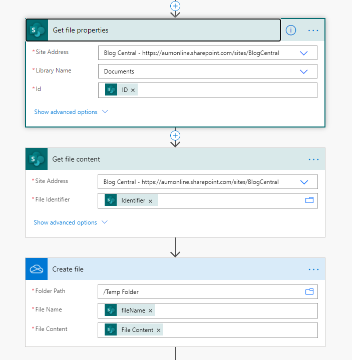 Copy File to OneDrive