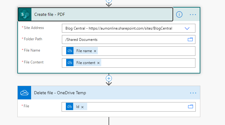 Delete Temp File from OneDrive