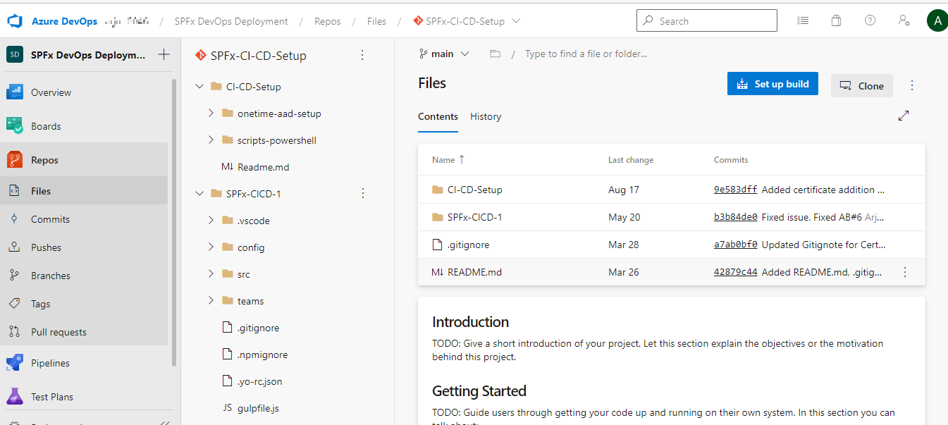 CI/CD for SPFx Deployment in Azure DevOps using M365 CLI | Living ...